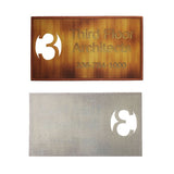 1 Sided 4CP Dye Sub Fabric Business Card (Q486111)