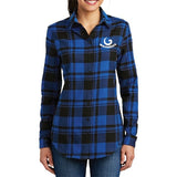 Port Authority® Ladies Plaid Flannel ShirtsTunic  Imprinted with Logo (Q486911)