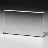 Rectangular Acrylic Paperweight - 2-1/2” x 4” x 3/4” (Q489511)