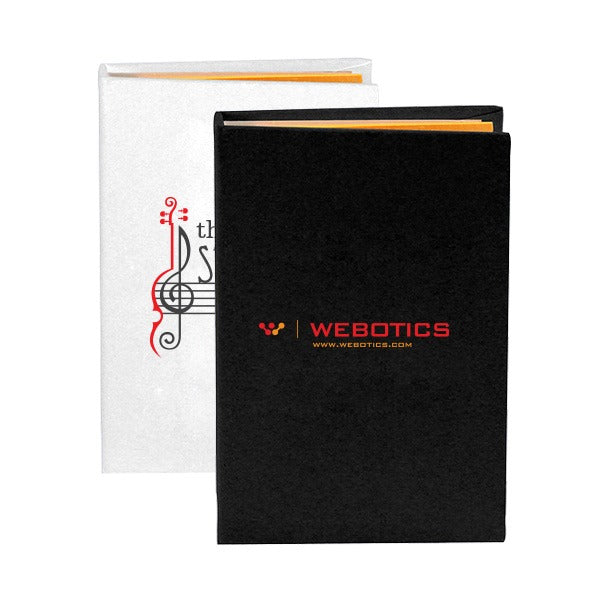 Full Color Process Compact Sticky Notes And Flags Notepad Notebook  Imprinted with Logo (Q493611)