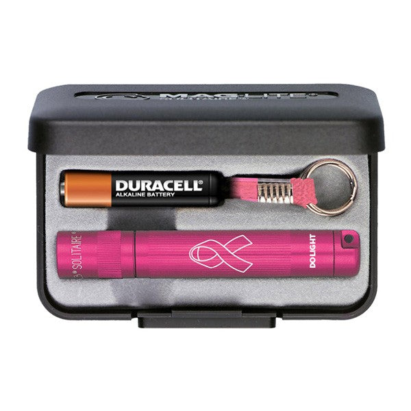 MAGLITE® Breast Cancer Awareness Solitaire Flashlight (Q497211)