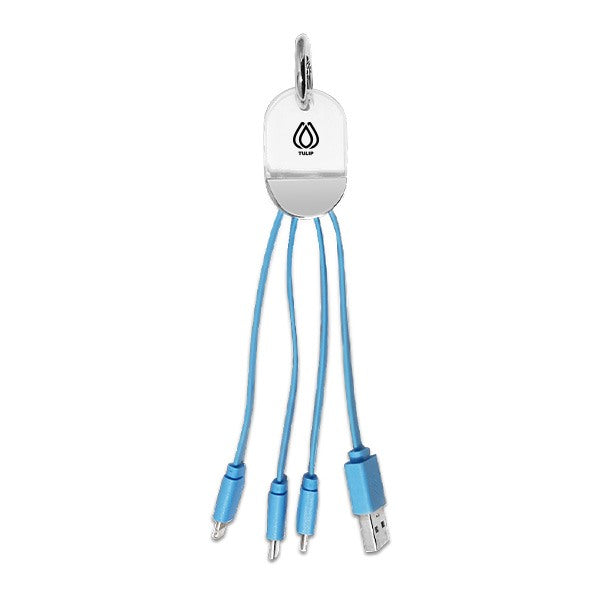 Carver St. 3 In1 Charing Cables  Imprinted with Logo (Q497422)