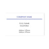 Simple White Background Business Card Magnet (Q498311)