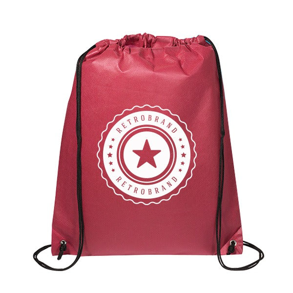 Non-woven Polypropylene Drawstring Cinch-Up Backpacks (Q499311)