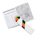 Deluxe Adult Activity Journal Book & Colored Pencils (Q499422)