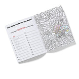 Deluxe Adult Activity Journal Book & Colored Pencils (Q499422)