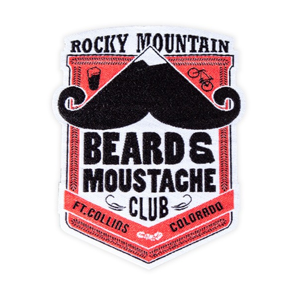 4.5 Inch Woven Patches  Imprinted with Logo (Q506011)
