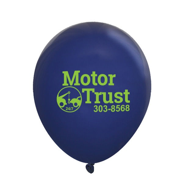 Fashion Opaque Latex Balloons (11 Inch)  Imprinted with Logo (Q506411)