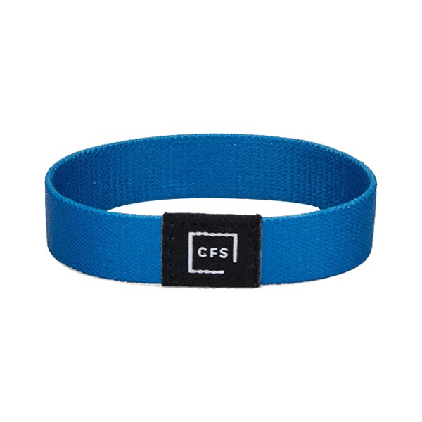 0.5 Inch Wide Oodleband™ Wristband With Patch  Imprinted with Logo (Q508722)