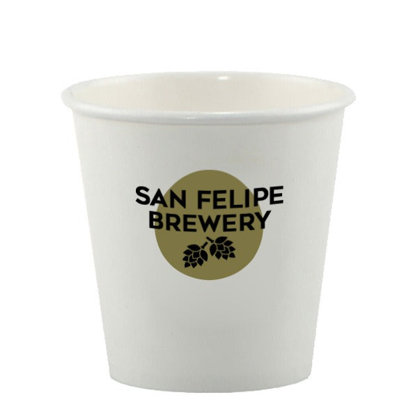 10 Oz. White Tradition Paper Cups  Imprinted with Logo (Q512211)