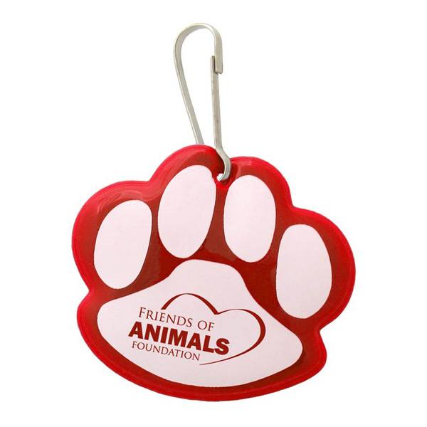 Paw Shaped Reflective Collar Tags (Q517711)