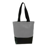 Heavy Velvet Tote With Leatherette Base (Q526422)
