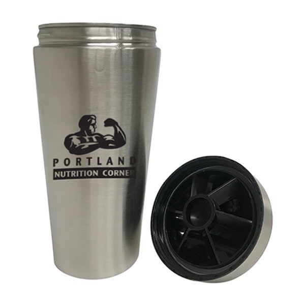 30 Oz Stainless Steel Shaker Bottle  Imprinted with Logo (Q528111)