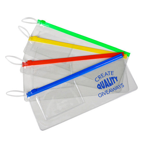 Clear School Pouches  Imprinted with Logo (Q528411)