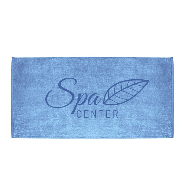 Premium Velour Colored Beach Towel  Imprinted with Logo (Q534211)