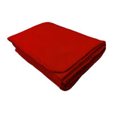 50" x 60" Whipstitch Fleece Blanket - Red (Q535111)