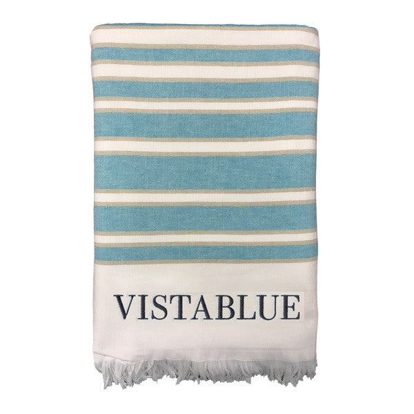 36 x 70 18 Lbs. Copa Cabana Stripe Beach Towel  Imprinted with Logo (Q536211)