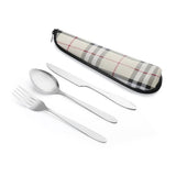 Stainless Steel Cutlery Set With Bag (Q538011)