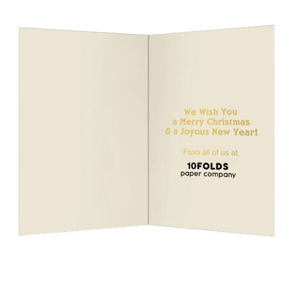 Brushstroke Tree Holiday Cards  Imprinted with Logo (Q553911)