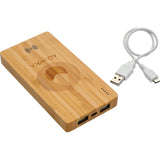 Plank 5000 mAh Bamboo Wireless Charger Power Bank (Q556911)