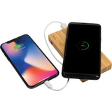 Plank 5000 mAh Bamboo Wireless Charger Power Bank (Q556911)