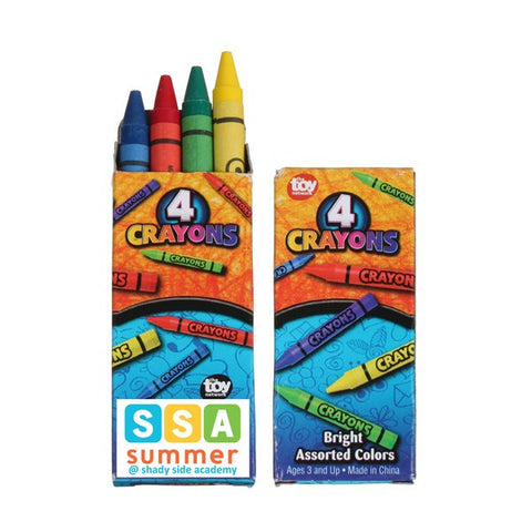 Kids Coloring Crayons, 16 Assorted Colors, 16/Pack