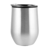 12 Oz. Bay Mist Stainless Wine Tumbler With Lid (Q558422)