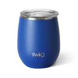 14 Oz. Swig Matte Stemless Wine Cup - Matte Royal (Q560522)