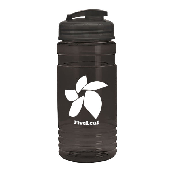 20 Oz. Groove Sports Bottle - USA Flip Lid  Imprinted with Logo (Q563722)
