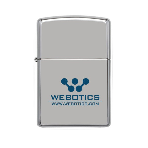 High Polish Chrome Zippo® Windproof Lighter  Imprinted with Logo (Q567211)