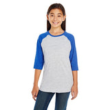 LAT Youth 4.5oz 3/4 Sleeve Baseball T-Shirt (Q568911)