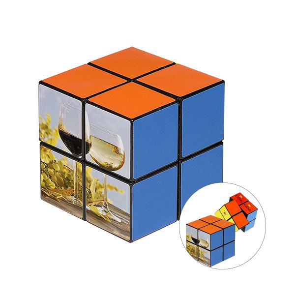 Rubik's® 4-Panel- Full Size - Multicolor  Imprinted with Logo (Q570211)