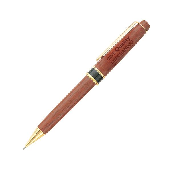 Woodland Rosewood Brass Pencils  Imprinted with Logo (Q570711)