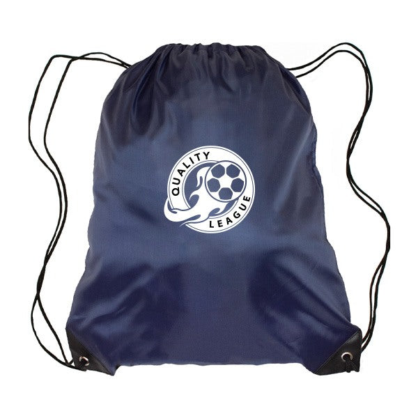 Polyester Drawstring Bag  Imprinted with Logo (Q583211)