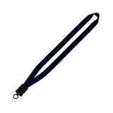 3/4" Smooth Nylon Lanyard with Snap-Buckle Release & O-Ring (Q58337)