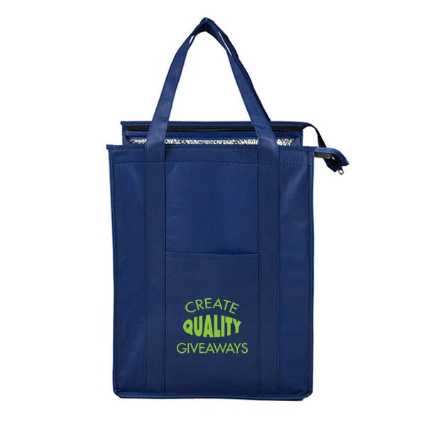 Large Insulated Cooler Tote Bags - 12" W x 16" H x 10" G (Q585711)