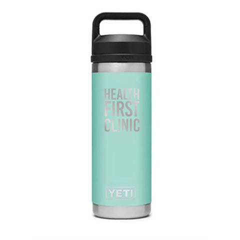 Personalized YETI 18oz Rambler Water Bottle With Matching Straw