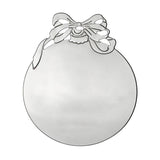 Silver Holiday Ball Ornament (Q590211)