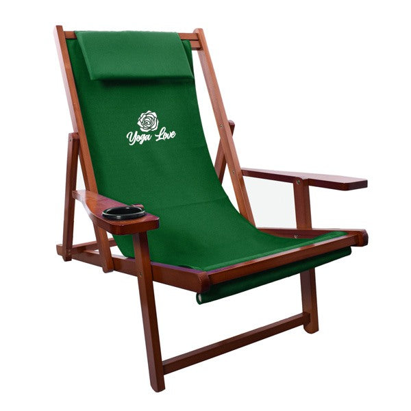 Wood Sling Chair  Imprinted with Logo (Q594422)