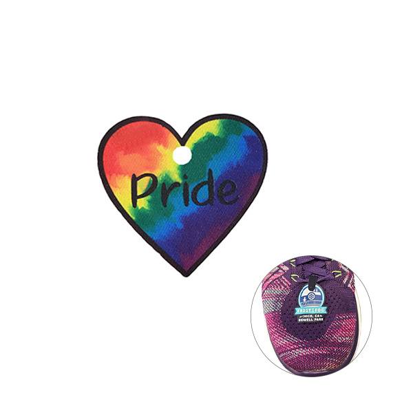 Lacers - 1 Sided 4CP Dye Sub Shoe Tags 1.5 Inch  Imprinted with Logo (Q596111)