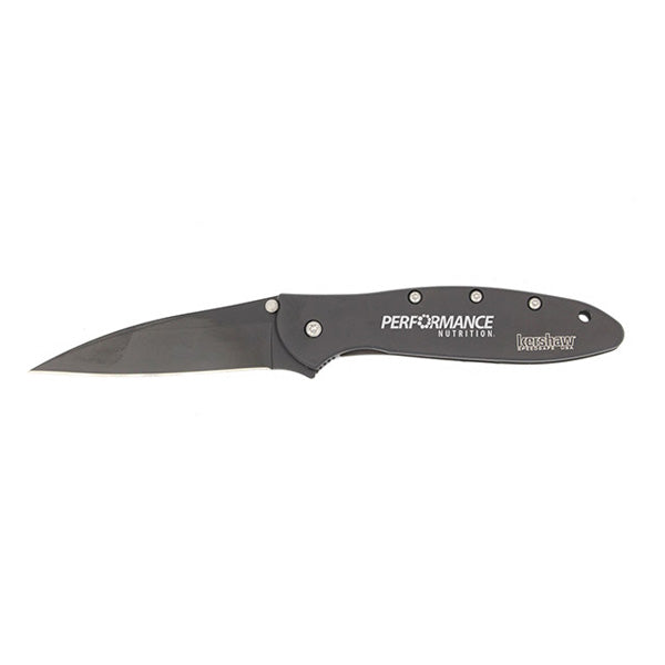 Kershaw® Leek Pocket Knife - Black  Imprinted with Logo (Q596322)