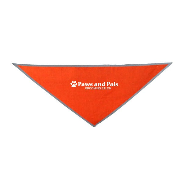 Reflective Triangle Pet Bandanas  Imprinted with Logo (Q596711)