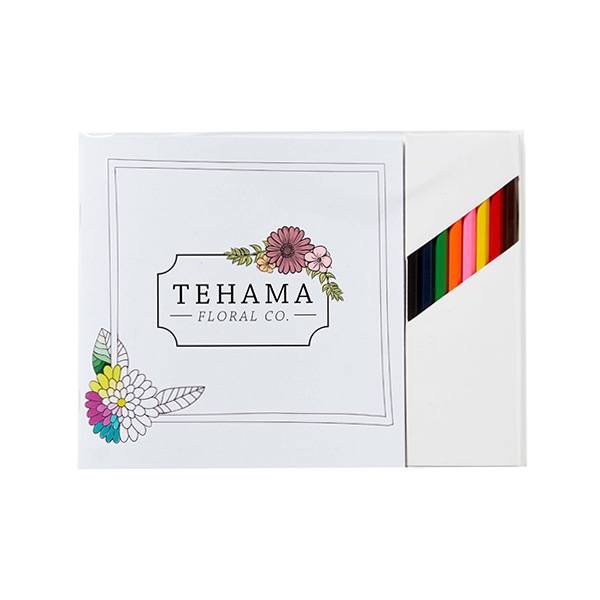 Deluxe Flowers Adult Coloring Book (Q599422)