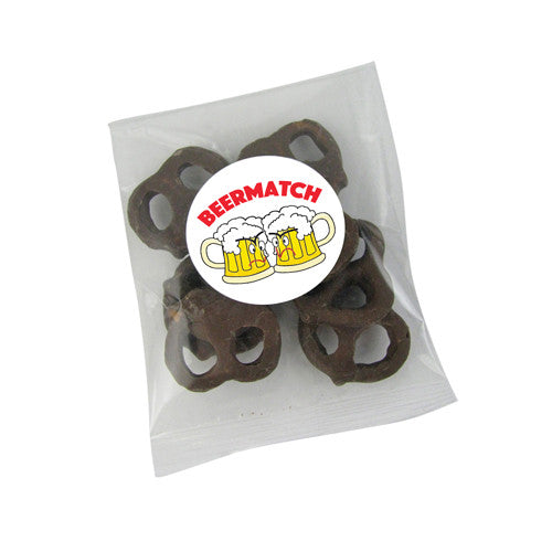 Milk Chocolate Mini Pretzels in Goody Bags (1 oz.) (Q602411)
