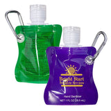 1 oz. Collapsible Hand Sanitizer with Aluminum Carabiner (Q606311)