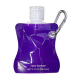1 oz. Collapsible Hand Sanitizer with Aluminum Carabiner (Q606311)