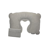 Soft Flocked Velour Inflatable Neck Pillows (Q607511)