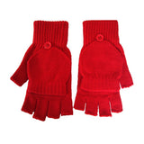 Fingerless Gloves with Flap (Q609511)