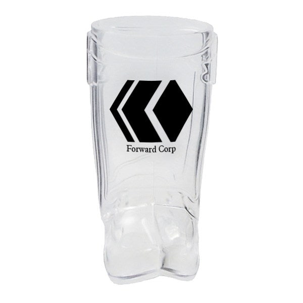 1.5 Oz. Mini Cowboy Boot Plastic Shot Glass  Imprinted with Logo (Q612522)