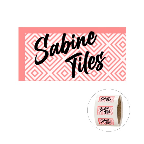 2" x 1" Rectangle Roll Sticker Labels (Q613522)